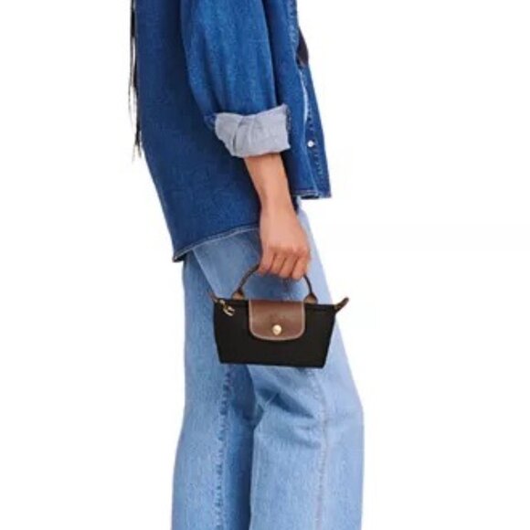 💚 Authentic Longchamp Le Pliage Cosmetic Pouch – Green (Free Strap!) 💚 - Picture 11 of 11